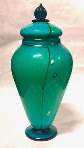 Aquarium with Milifiori Urn