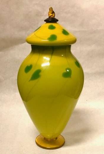 Lemon with Heart & Vine Urn