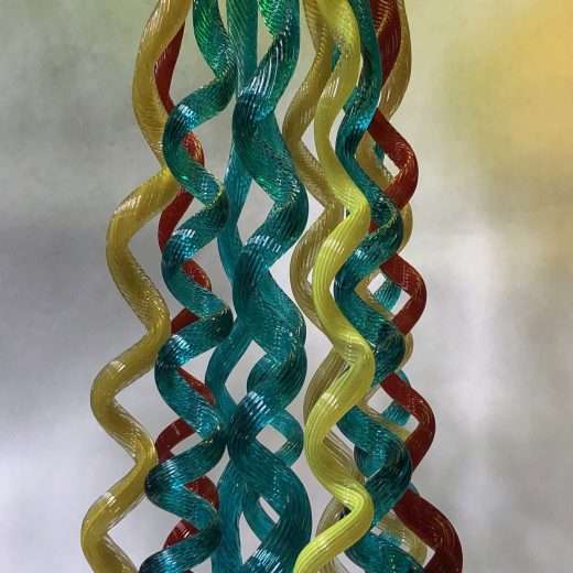 4637-Large Jelly Fish Pendant Lamp