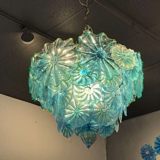 Blue Persian Rondel Chandelier