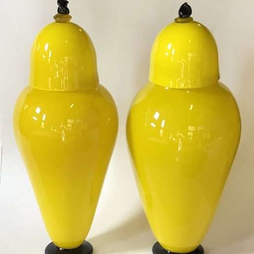 Lemon Obsidian Canopy Jars
