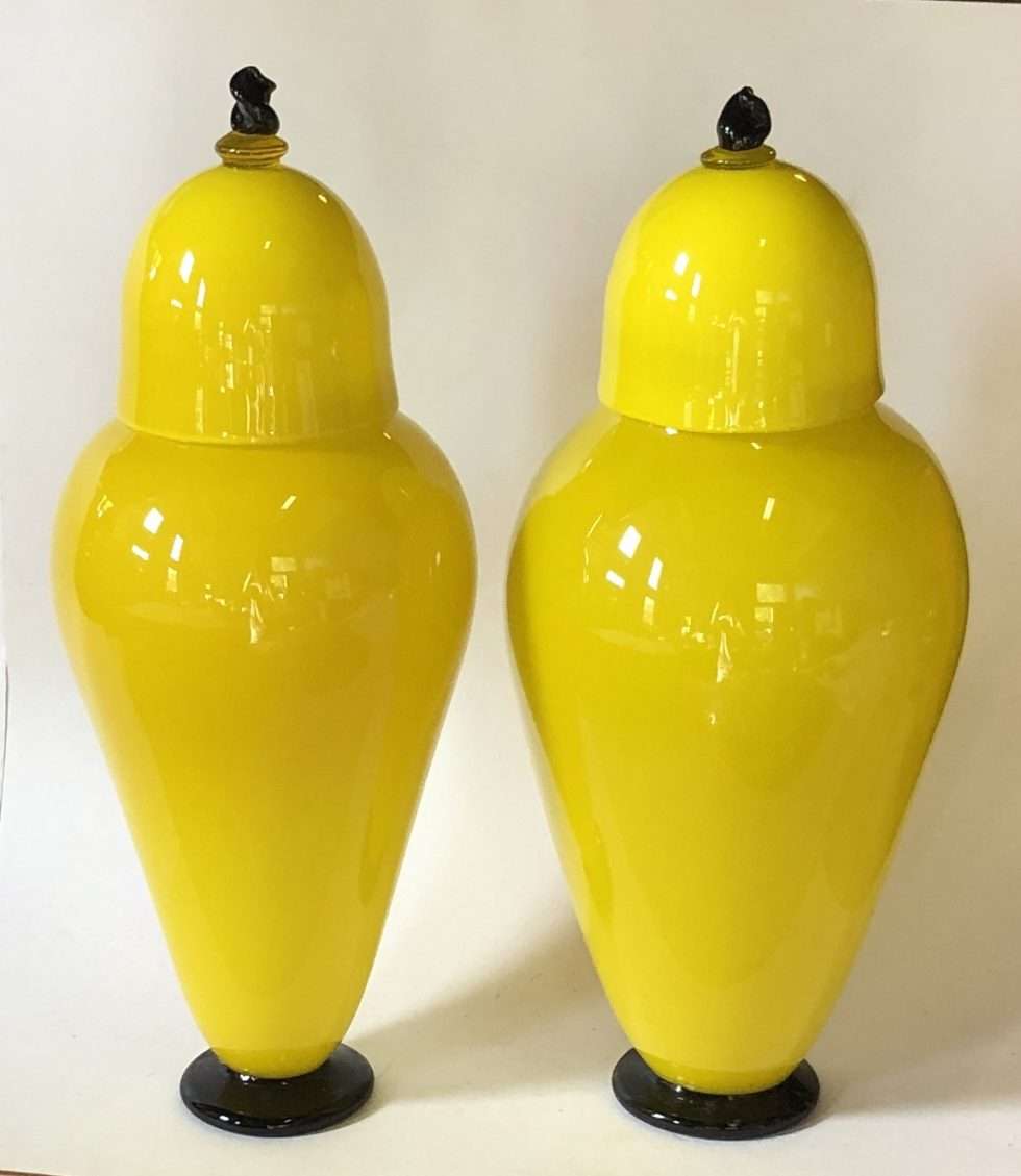 Lemon Obsidian Canopy Jars