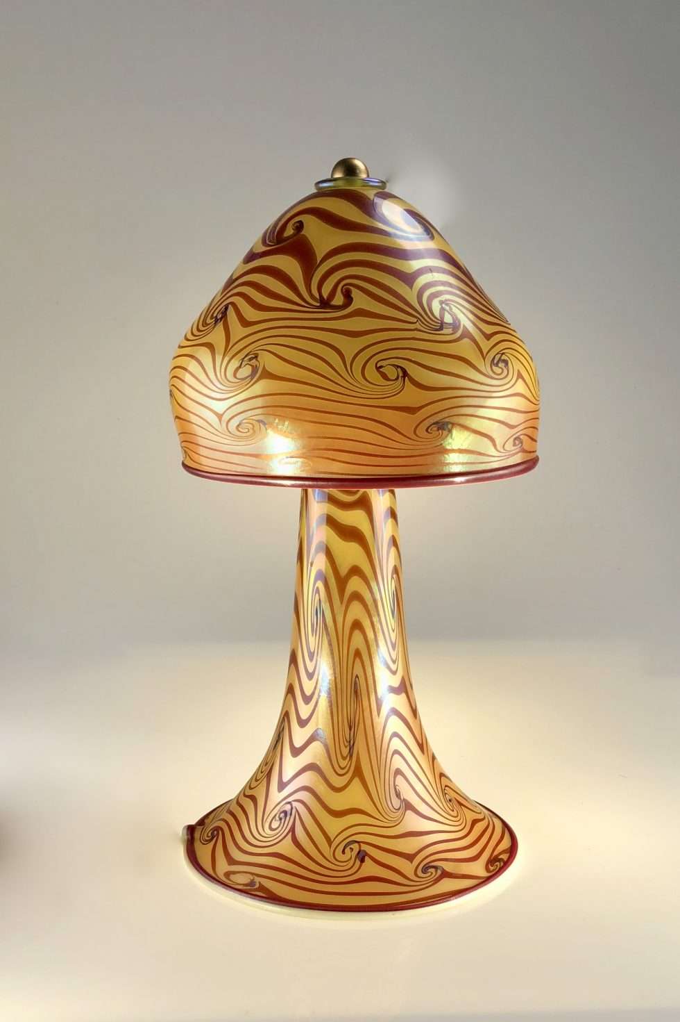 Gold Luster Ruby Decoration Wave - Image 2