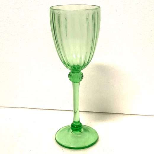 Tall Cathedral Optic Wine Glasses